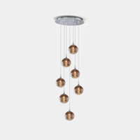 Eclisse 1299.7L Chandelier by Cangini & Tucci, Color: Bronze, ,  | Casa Di Luce Lighting