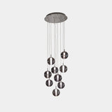 Eclisse 1299.9L Chandelier by Cangini & Tucci, Color: Clear, Black, Gold, Bronze, Rose Gold, ,  | Casa Di Luce Lighting