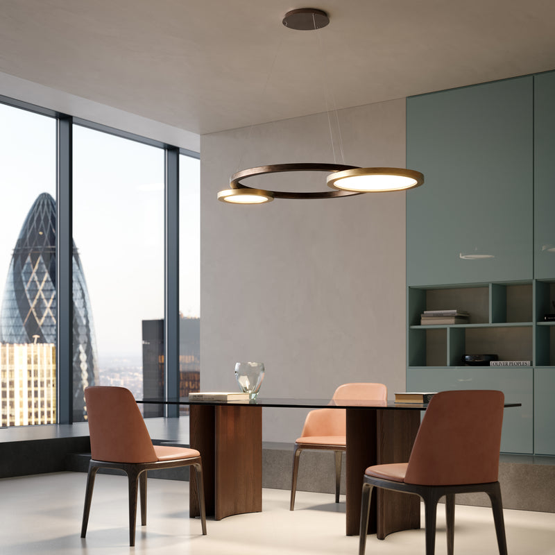 Eclisse Chandelier By Contradi - Lifestyle View1