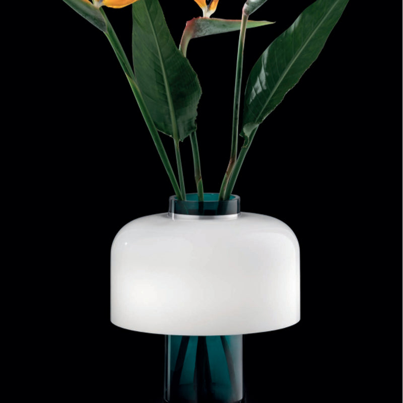Eden Table Lamp Transparant White Di Glass