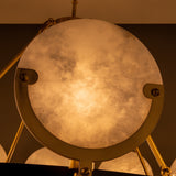 Edinburgh Alabaster Chandelier - Polished Brass