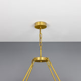Edinburgh Alabaster Chandelier - Polished Brass