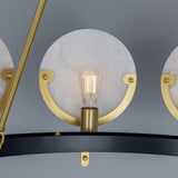Edinburgh Alabaster Chandelier - Polished Brass