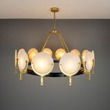 Edinburgh Alabaster Chandelier - Polished Brass