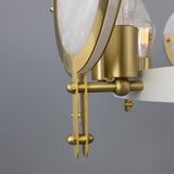 Edinburgh Alabaster Chandelier - Satin Brass