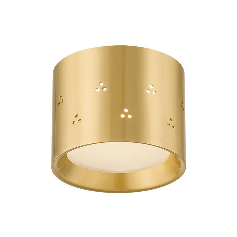 Edisto Flush Mount - Aged Brass by Hudson Valley