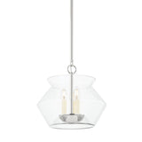Edmonton Lantern - 3-Light - Polished Nickel by Hudson Valley