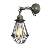 Edom Wall Light - Antique Silver