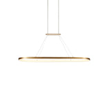 Eerie Pendant — 47 Inch, Antique Brass