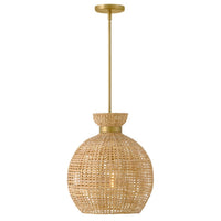 Effie Pendant - Lacquered Brass