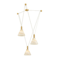 Eileen Chandelier - Aged Brass