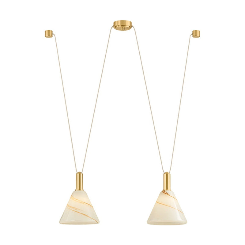 Eileen Linear Suspension - Aged Brass
