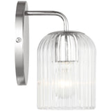 Eisele Small Wall Sconce Chrome By Generation Lighting - Side View1