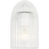 Eisele Small Wall Sconce Matte White By Generation Lighting - Front View