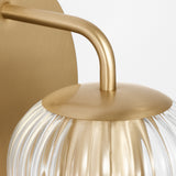 Eisele Small Wall Sconce Satin Brass By Generation Lighting - Detailed View2