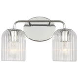 Eisele Vanity Light 2 Lights Chrome By Generation Lighting