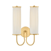Elaine Wall Sconce - Aged Brass by Hudson Valley
