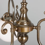 Eldron 3 Arm Chandelier - Antique Brass