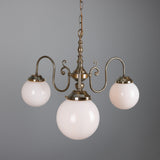 Eldron 3 Arm Chandelier - Antique Brass