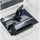 Electra Door Lever in Matte Black lifestyle view by Colombo Design