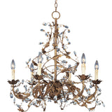 Elegante Chandelier Etruscan Gold by Maxim Lighting