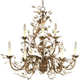 Elegante Multi-Tier Chandelier Etruscan Gold by Maxim Lighting