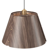 Element Conic Pendant American Walnut By Accord