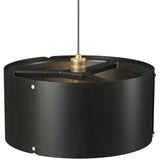 Element Round Pendant Medium Charocal By Accord