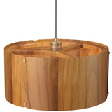 Element Round Pendant Medium Teak By Accord
