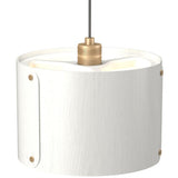 Element Round Pendant Small Organic White By Accord