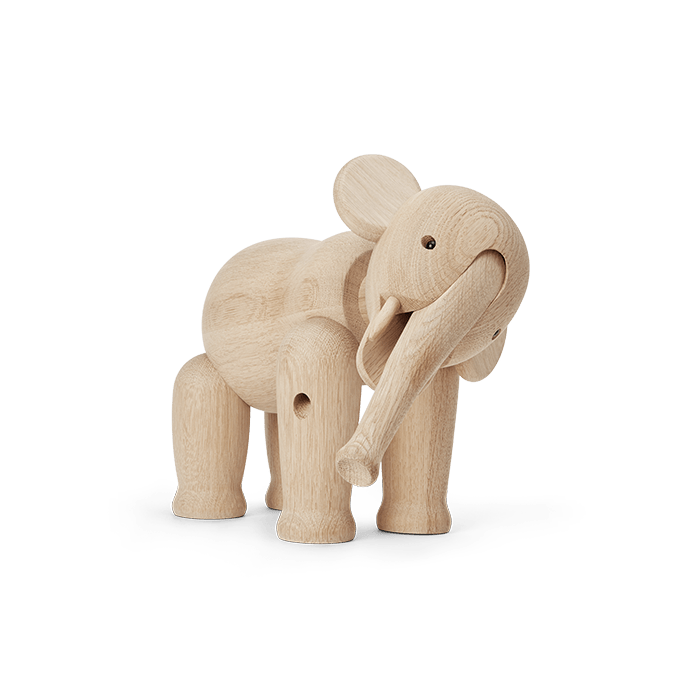 Kay Bojesen Elephant, Large, Oak By Kay Bojesen