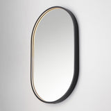 Elisse Arch LED Mirror by ET2 - 32 Inch Black