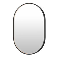 Elisse Oval LED Mirror by ET2 - Black