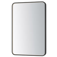 Elisse Rectangle LED Mirror by ET2 - Black