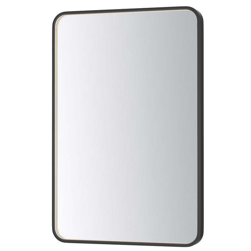 Elisse Rectangle LED Mirror by ET2 - Black
