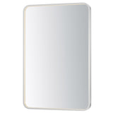 Elisse Rectangle LED Mirror by ET2 - Satin Nickel