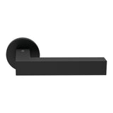 Elle Door Lever in Matte Black by Colombo Design