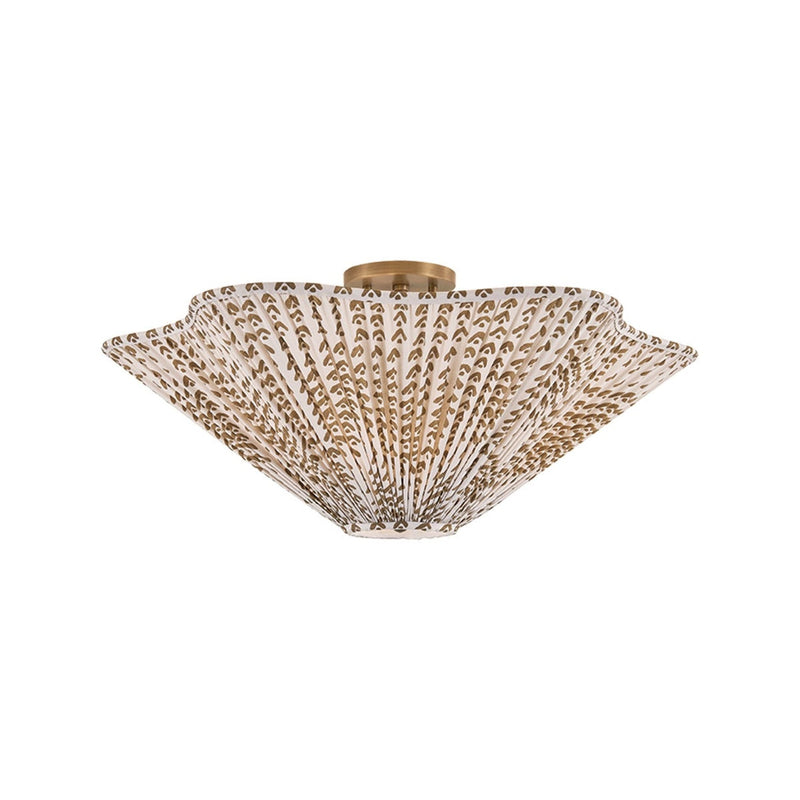 Elle Semi Flush - Patina Brass