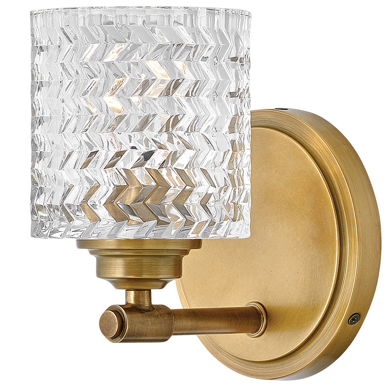 Elle Small Vanity Light Heritage Brass By Hinkley