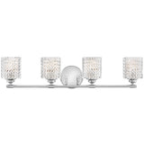 Elle Vanity Light 4 Lights Chrome By Hinkley