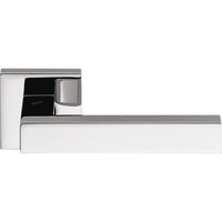 Ellesse Door Lever in Polished Chrome by Colombo Design