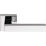 Ellesse Door Lever in Polished Chrome by Colombo Design