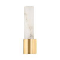 Ellington Bath and Vanity Light - 1-Light - Aged Brass by Hudson Valley
