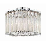 Elliot Semi-Flush Mount 15.25'' Polished Nickel