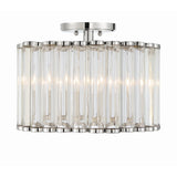 Elliot Semi-Flush Mount 15.25'' Polished Nickel