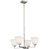Ellis Harper Chandelier — 24.75 Inch, Brushed Nickel