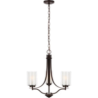 Elmwood Park Chandelier — 20.5 Inch, Bronze