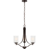 Elmwood Park Chandelier — 20.5 Inch, Bronze