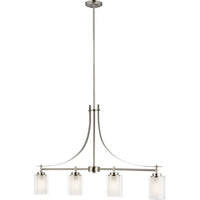 Elmwood Park Linear Chandelier — Brushed Nickel