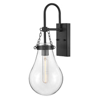 Eloise Large Single Light Sconce - Black - by Hinkley